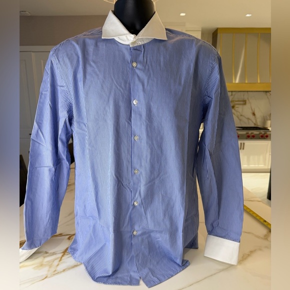 Hugo Boss Other - Hugo Boss Men's Blue Striped Shirt